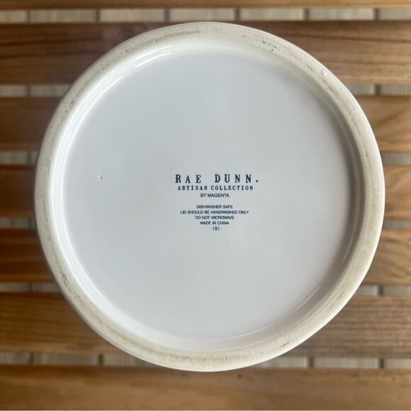 Rae Dunn MINE Ceramic Canister with Lid | Cookie Jar - Picture 6 of 6